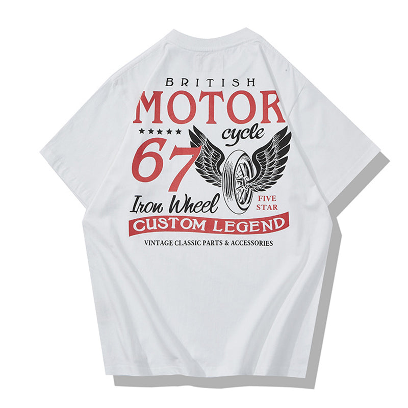 Limited time front/back print biker tee