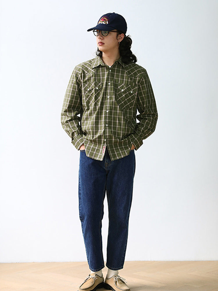 100% Cotton American Casual Vintage Check Shirt
