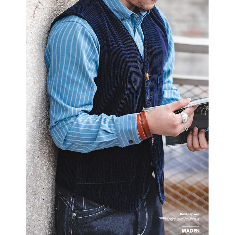corduroy vest