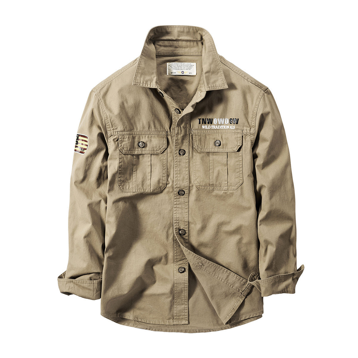 3色選べ60's U.S.ARMY コットンユーティリティーシャツ