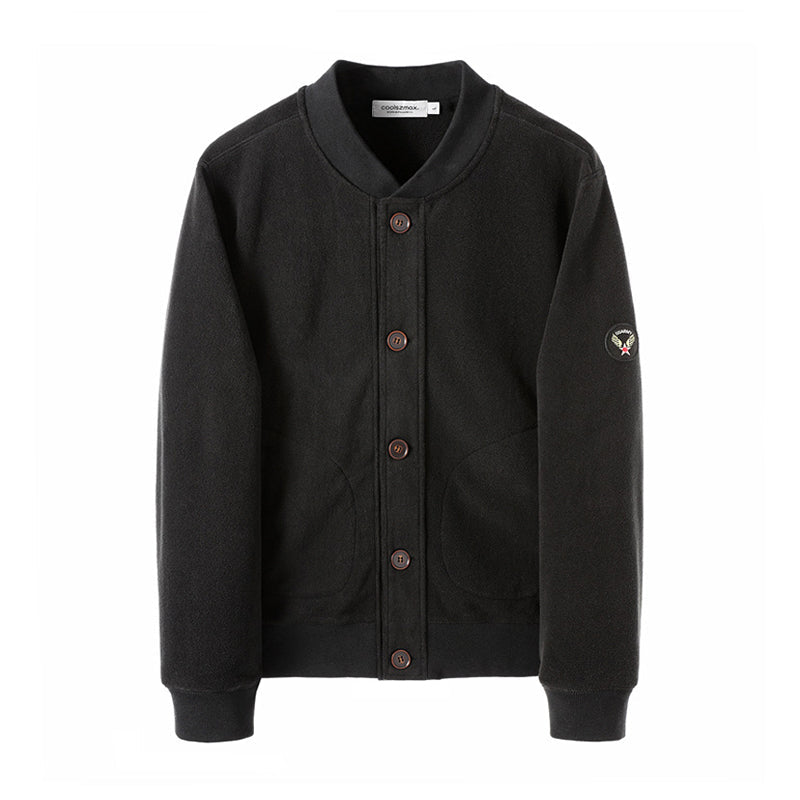 MA-1 Baseball Collar Fleece Jacket