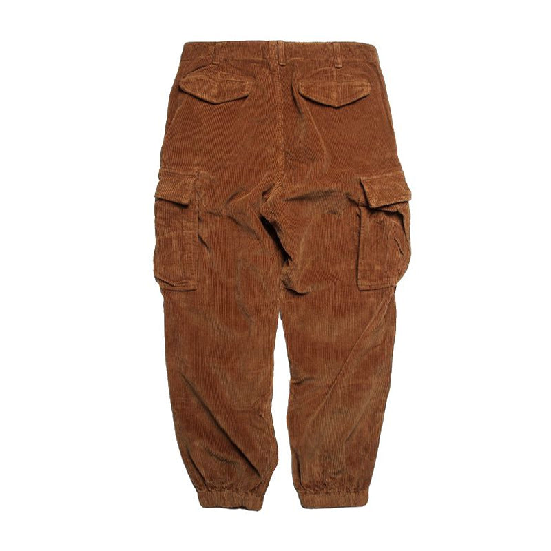 MULTI POCKET Hem tie corduroy slacks