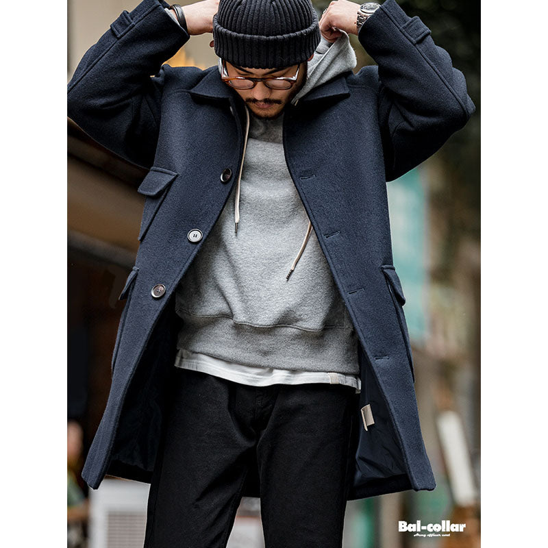 Bal-Collar long coat