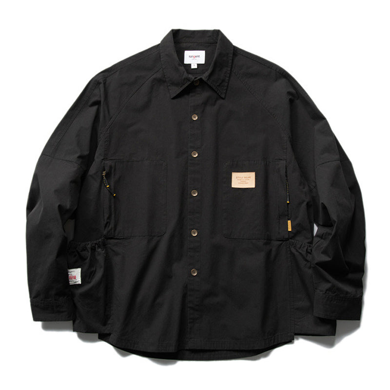 Work shirt with side pockets