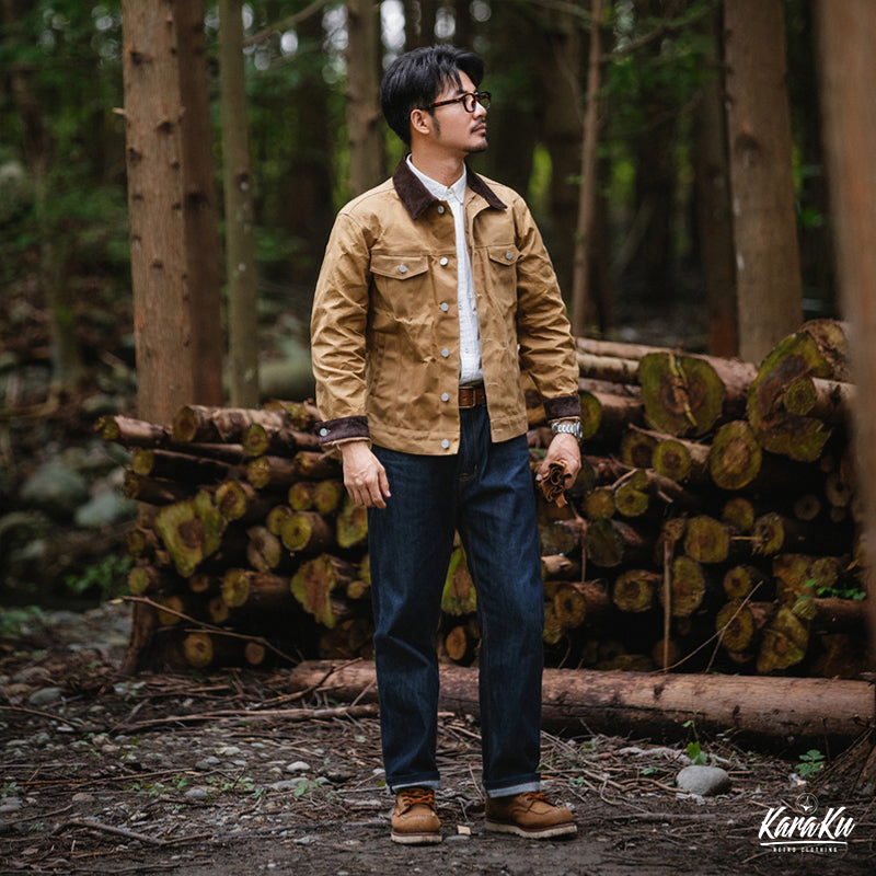 OUTDOOR waterproof waxed short jacket