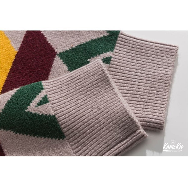 Native American Navajo Woven Knit Sweater
