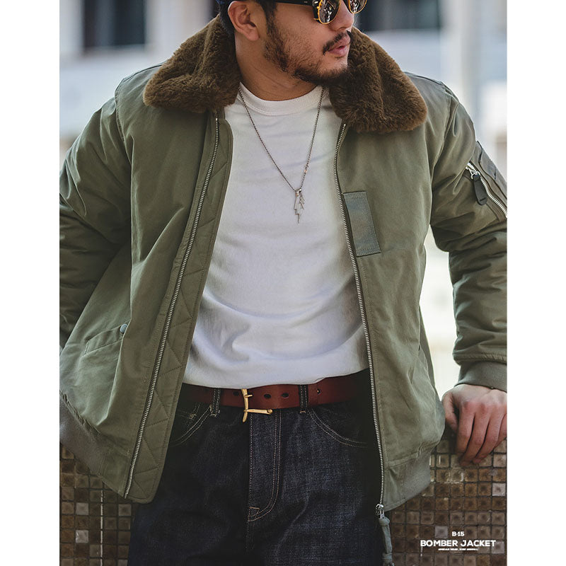 B-15 cotton bomber jacket