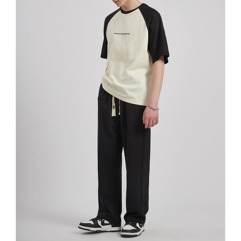 Simple color scheme casual T-shirt