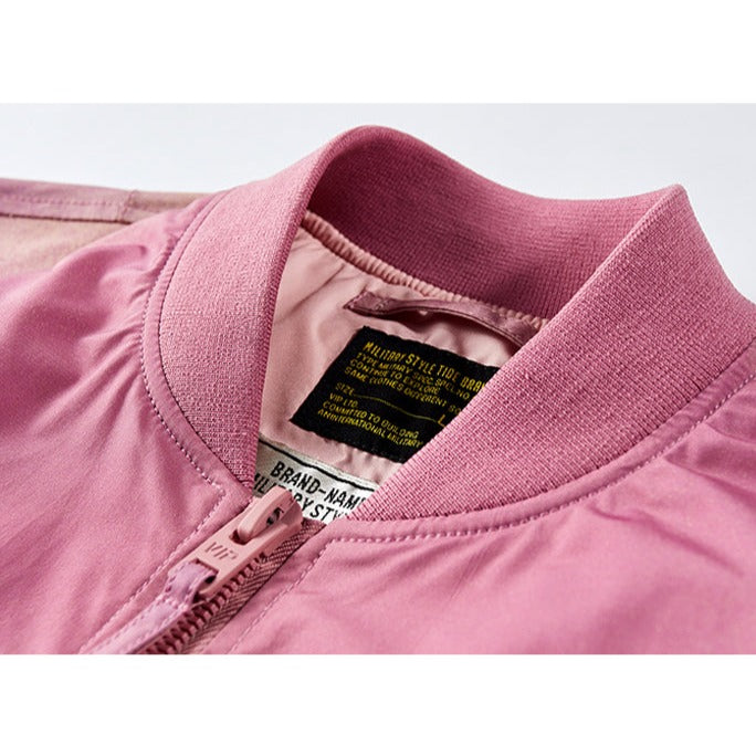 "Spring Special" tie-dye gradation MA-1 flight jacket