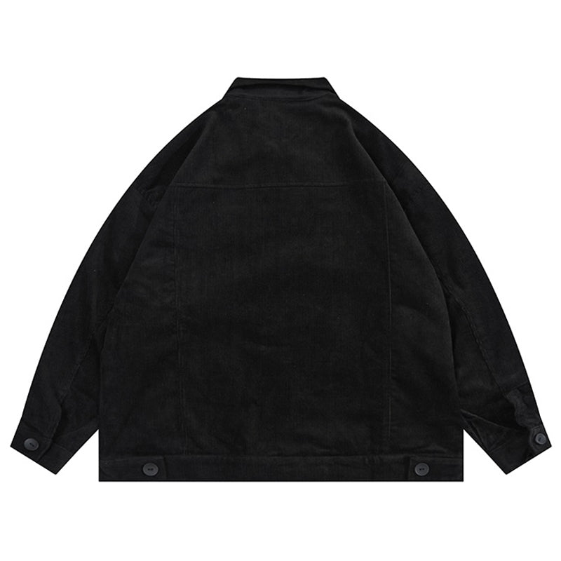 Corduroy jacket with multi-pockets All 3 colors