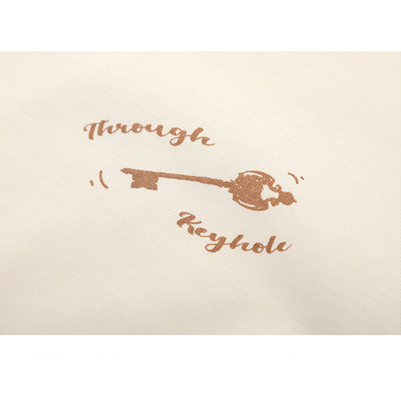 Heavyweight Pin-Up Girl 3-Color Print Cotton Tee