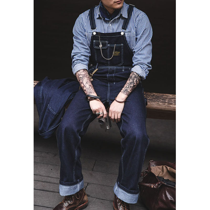 Royal road denim overall American casual