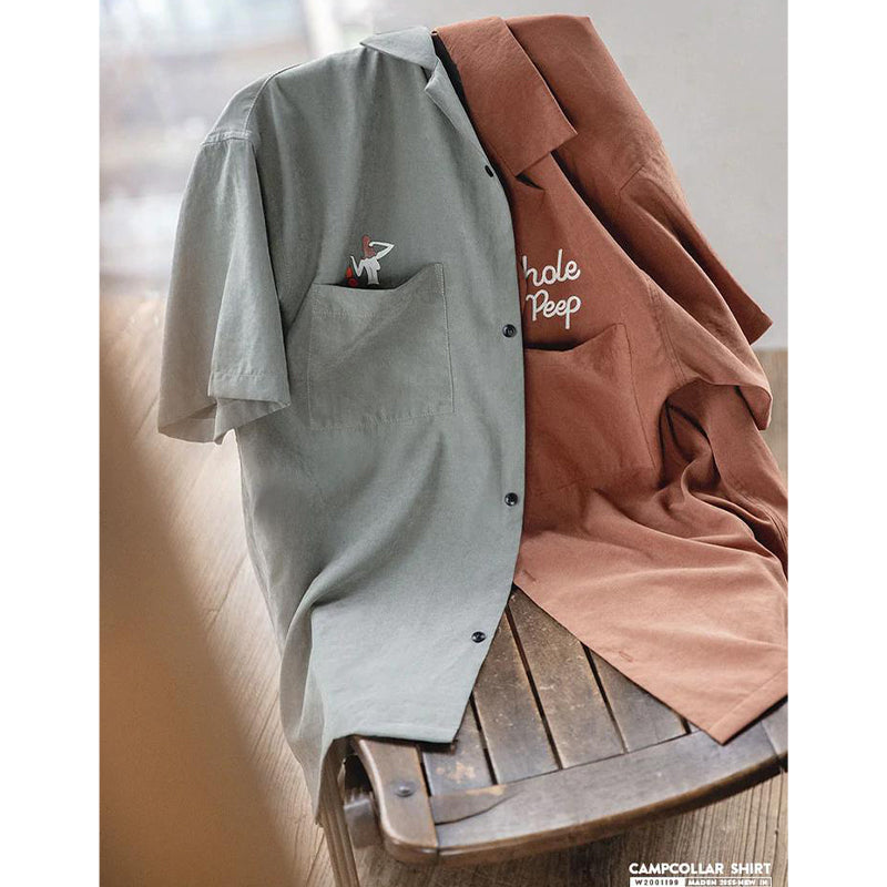 peach skin shirt