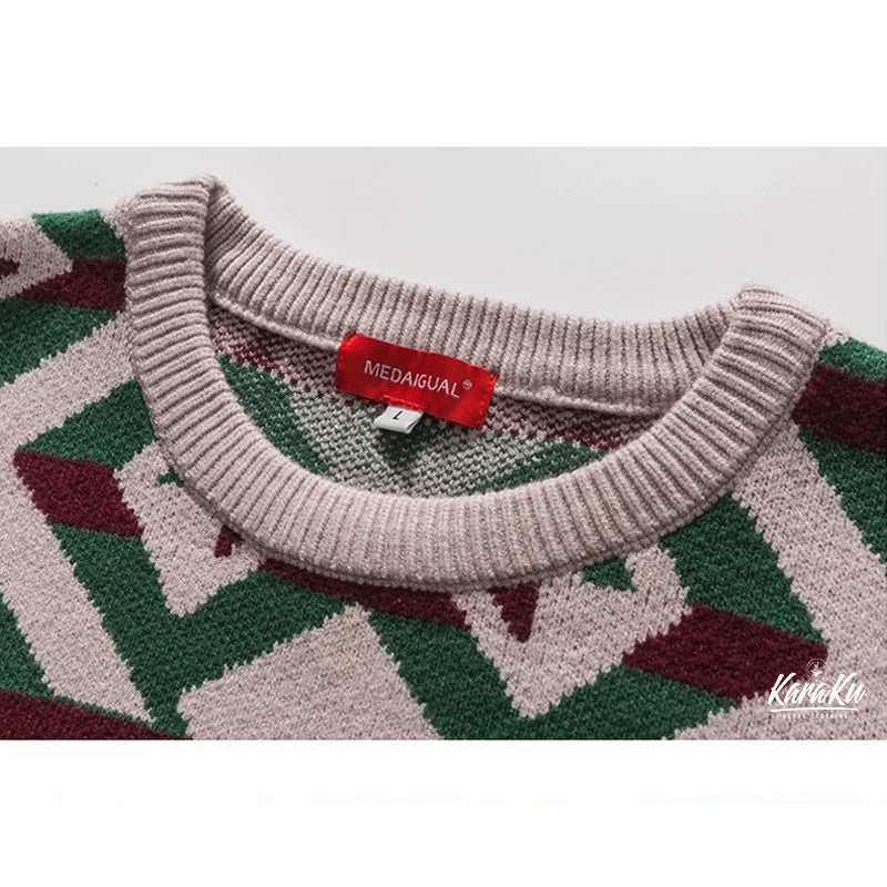 Native American Navajo Woven Knit Sweater