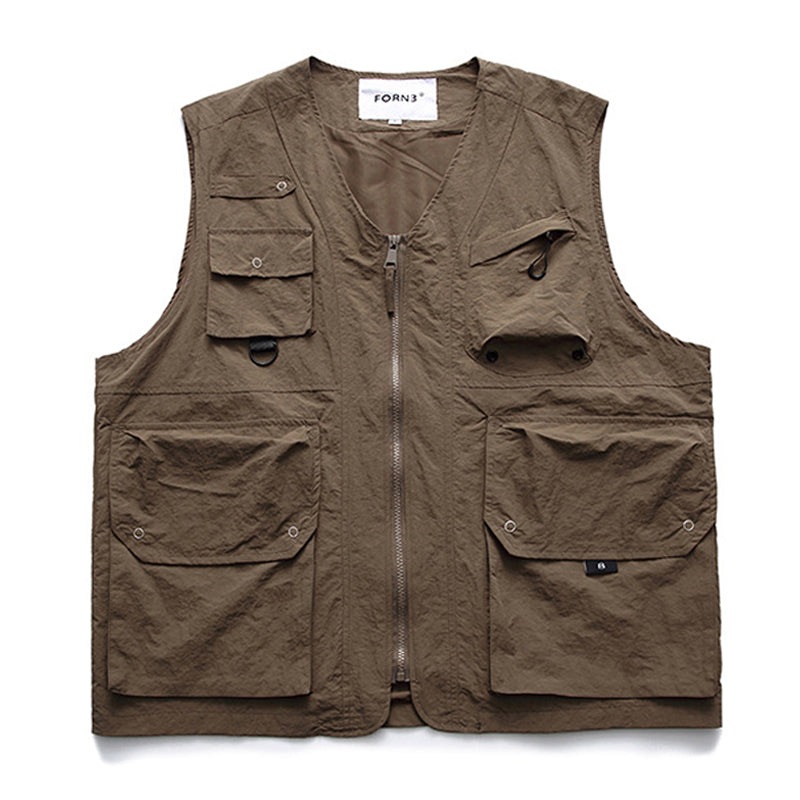 Outdoor multi-pocket function work vest