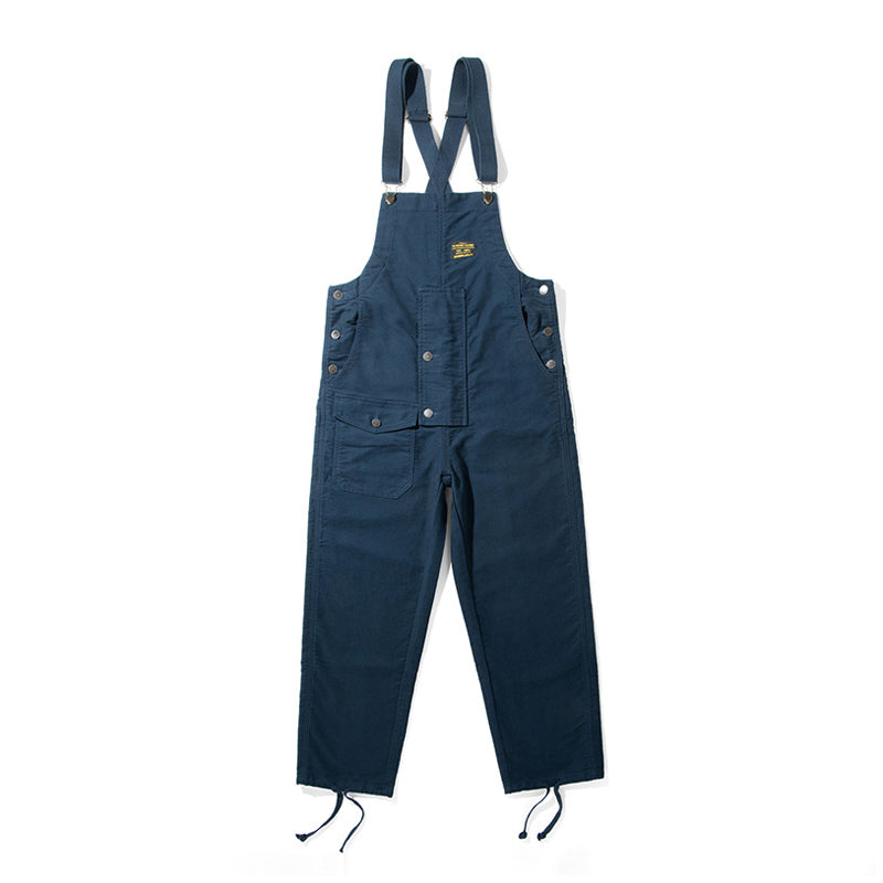 Cotton moleskin deck overalls