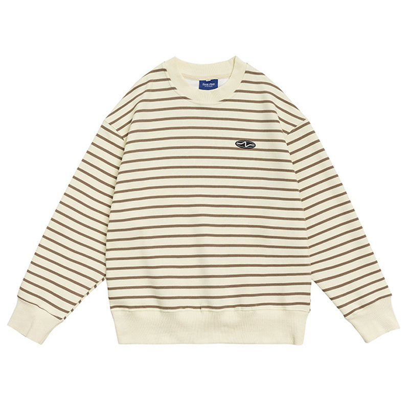 Single border cool neck sweat