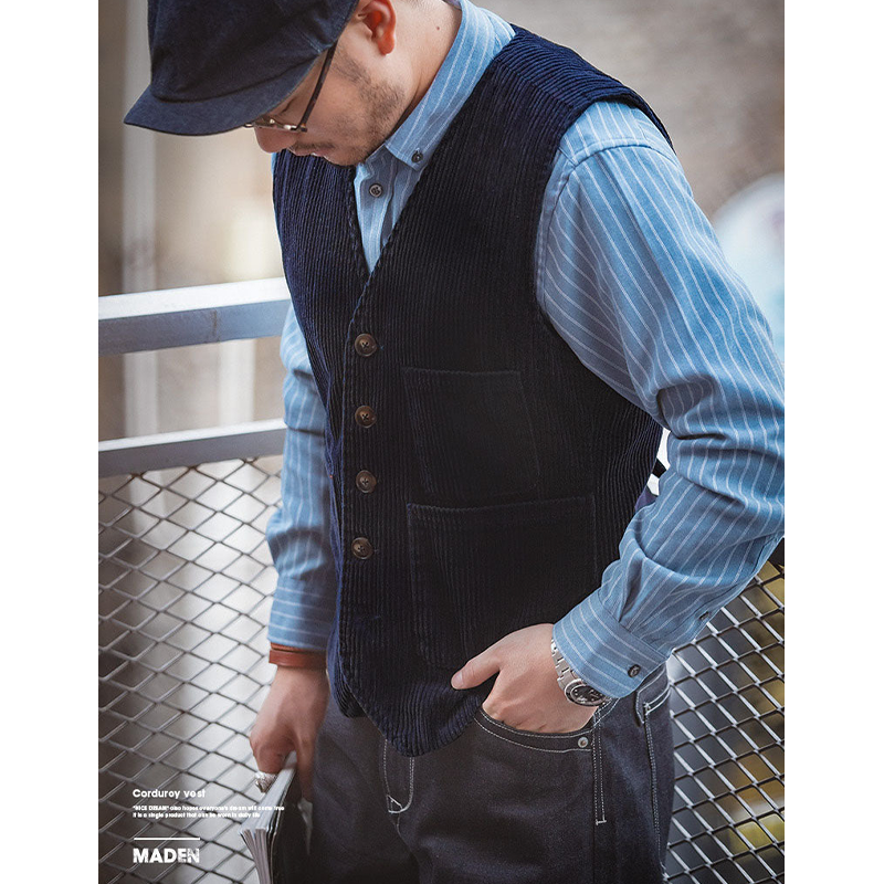 corduroy vest