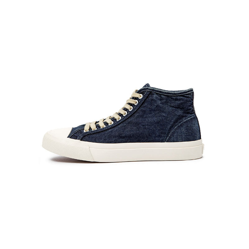 Navy Training Shoes Retro Denim