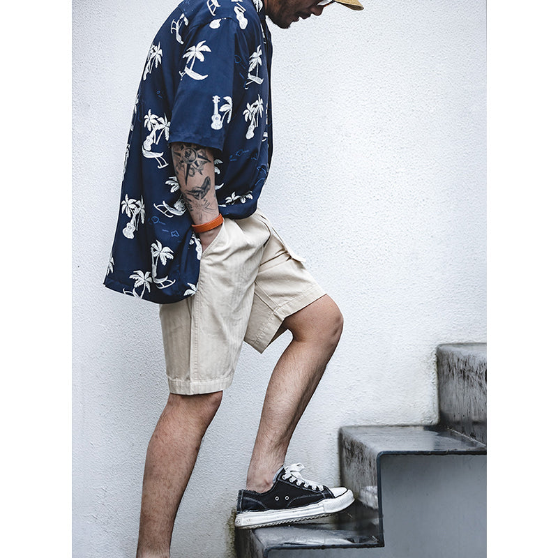 Ikari hook half-length short pants