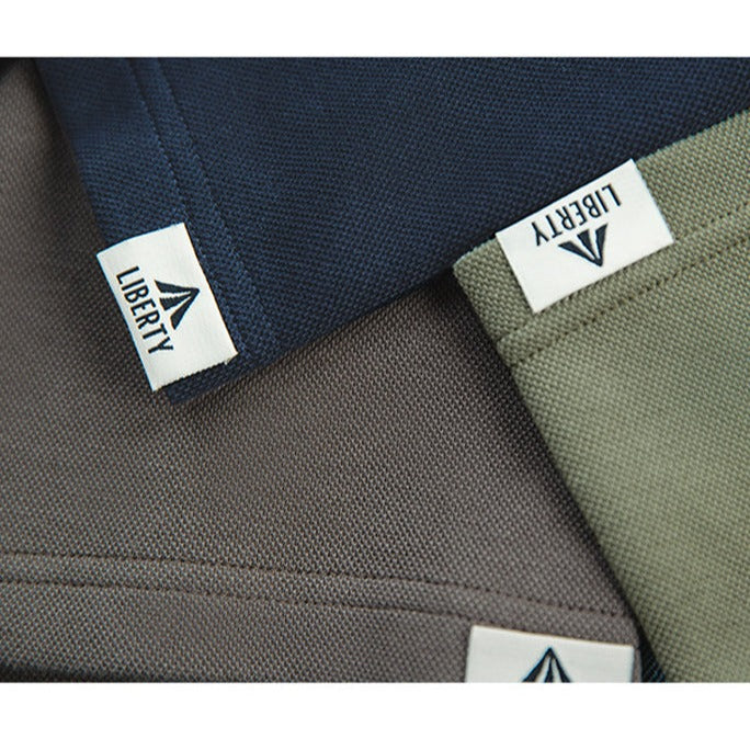 plain pique polo shirt