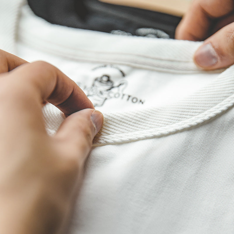 Heavyweight 100% cotton plain T-shirt