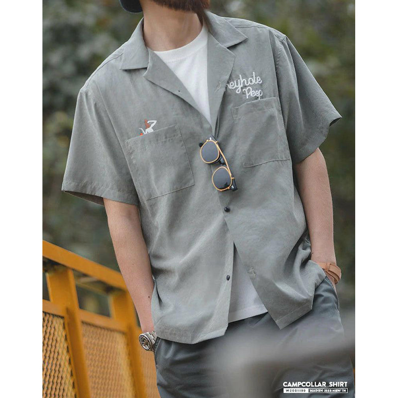 peach skin shirt