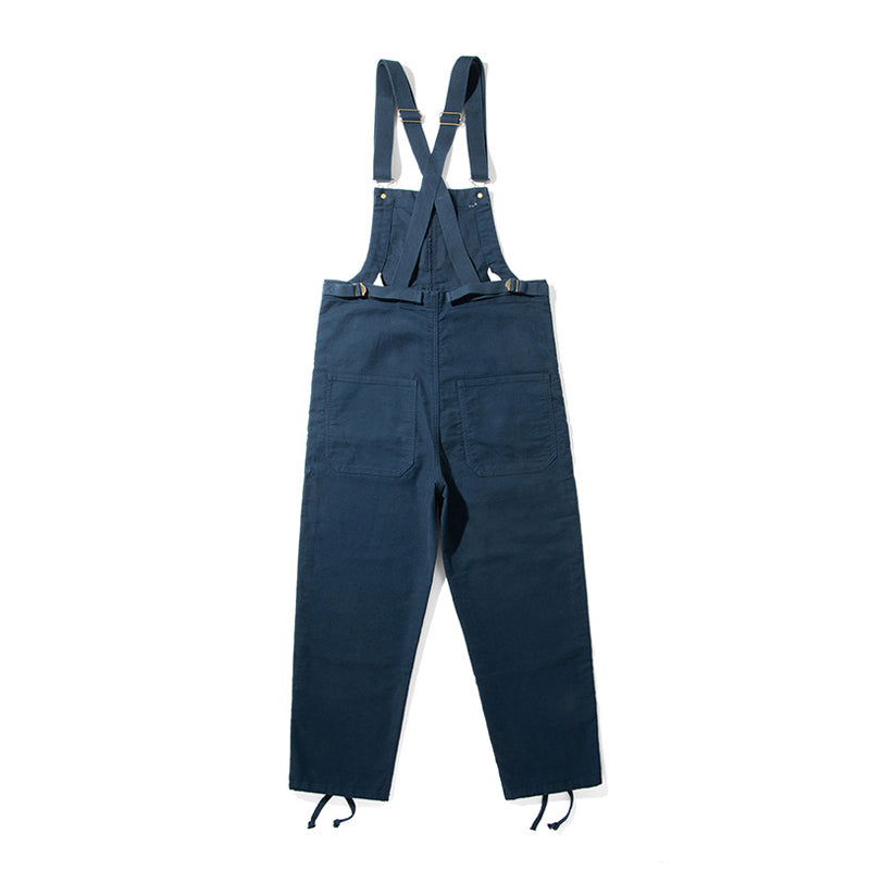 Cotton moleskin deck overalls