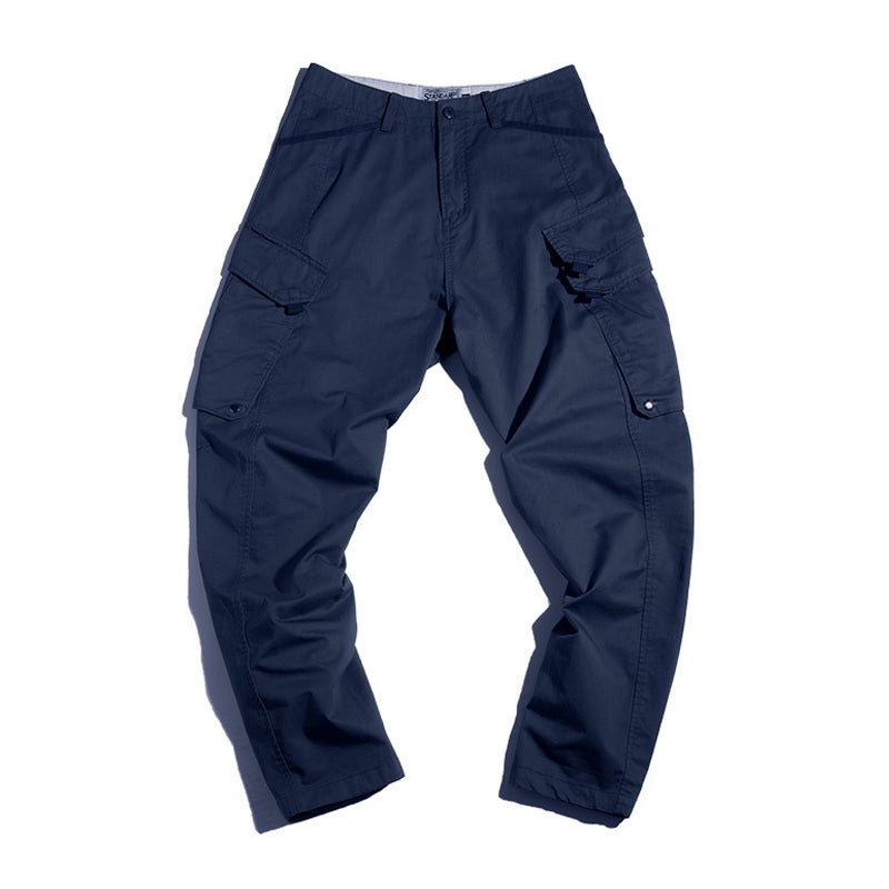 2-layer flap pocket function cargo pants