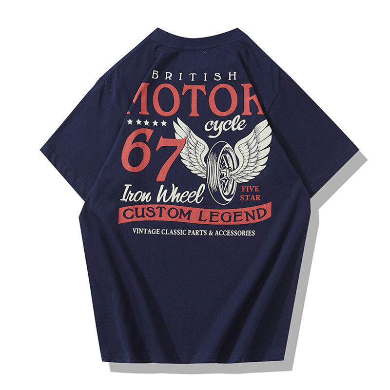 Limited time front/back print biker tee