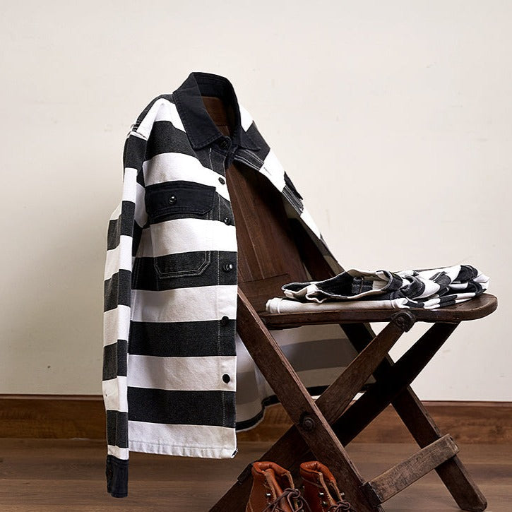 Heavyweight canvas prisoner jacket