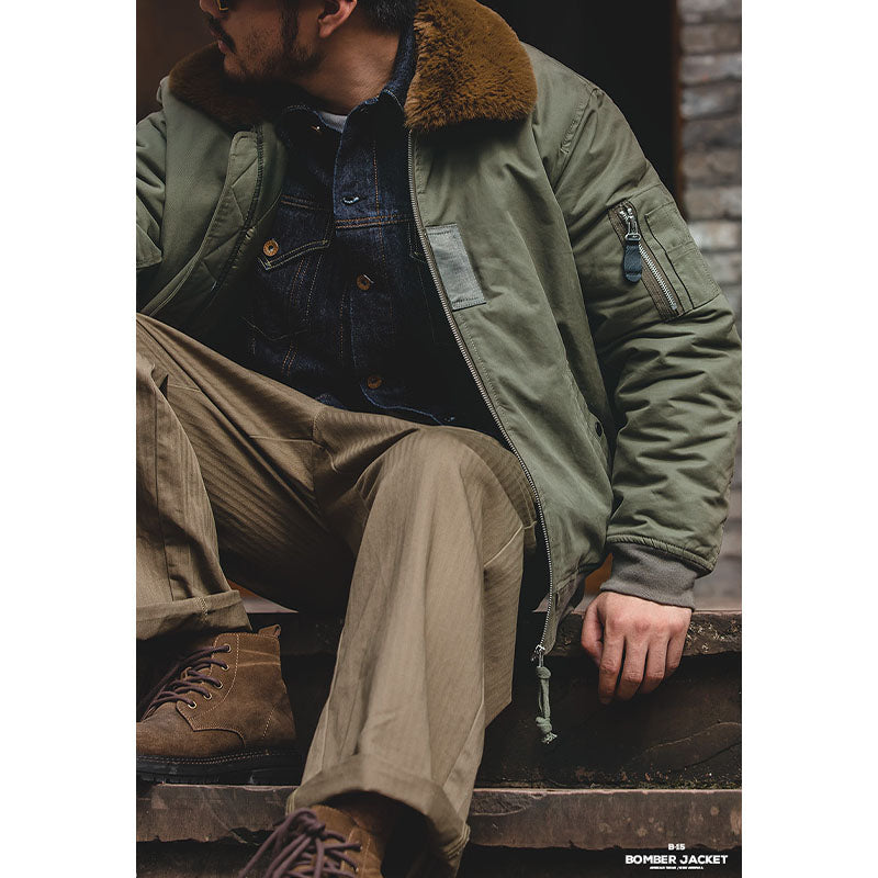 B-15 cotton bomber jacket