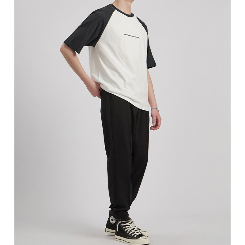 Simple color scheme casual T-shirt