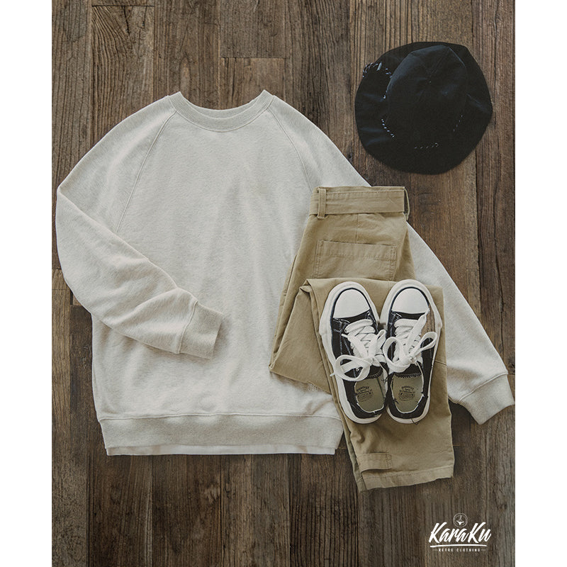 325g heavyweight raglan sleeve sweat
