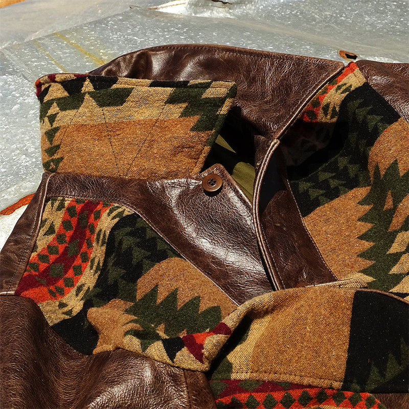 NAVAJO Navajo waxed leather jacket S-5XL