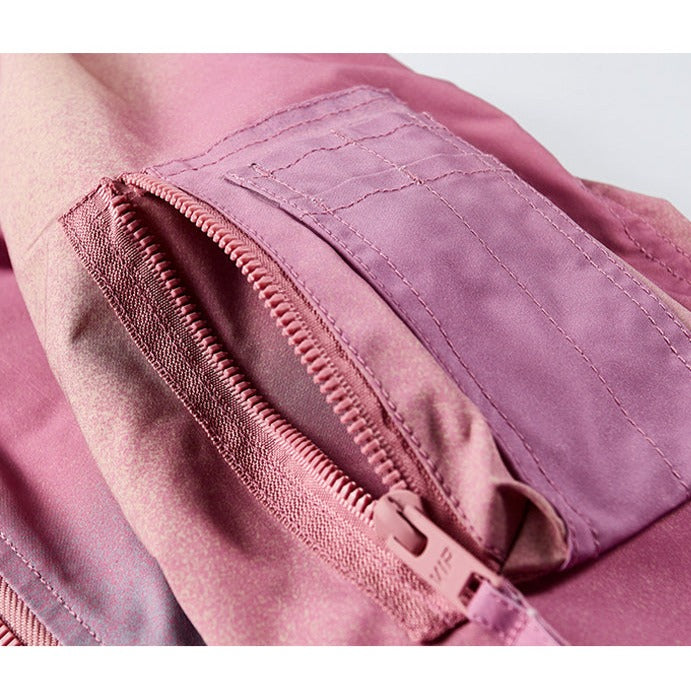 "Spring Special" tie-dye gradation MA-1 flight jacket