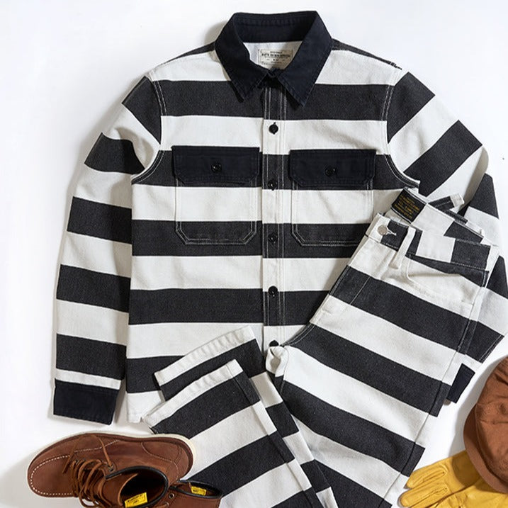 Heavyweight canvas prisoner pants
