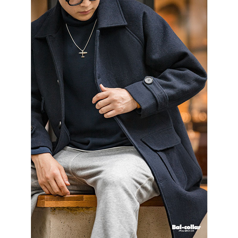 Bal-Collar long coat