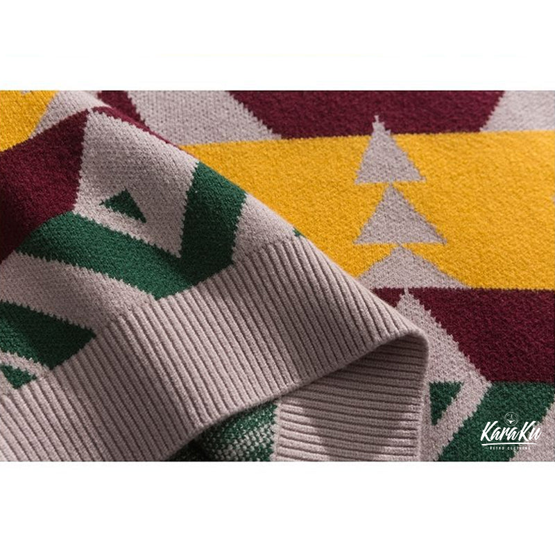 Native American Navajo Woven Knit Sweater