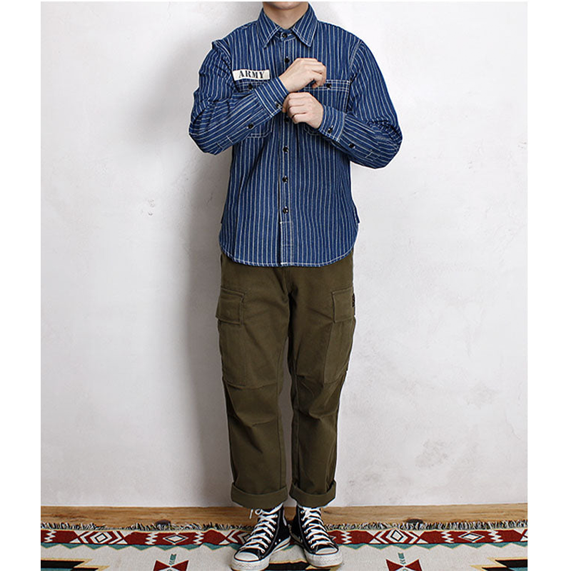 wabash denim work shirt