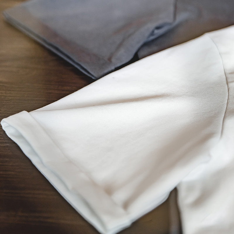 Heavyweight 100% cotton plain T-shirt