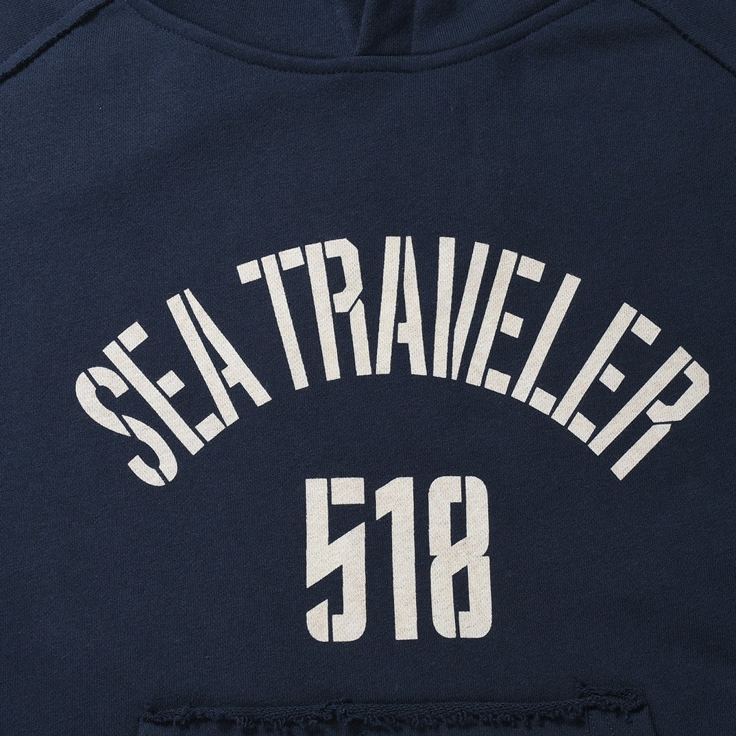 380g Heavyweight Letter Logo Hoodie