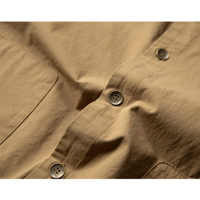 Work shirt with side pockets