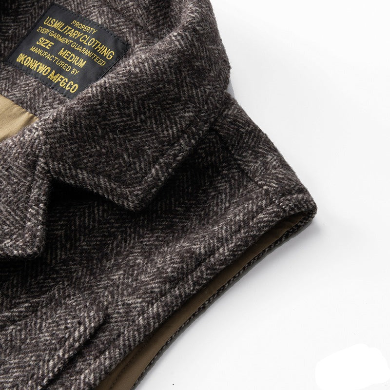 British wool blend vest