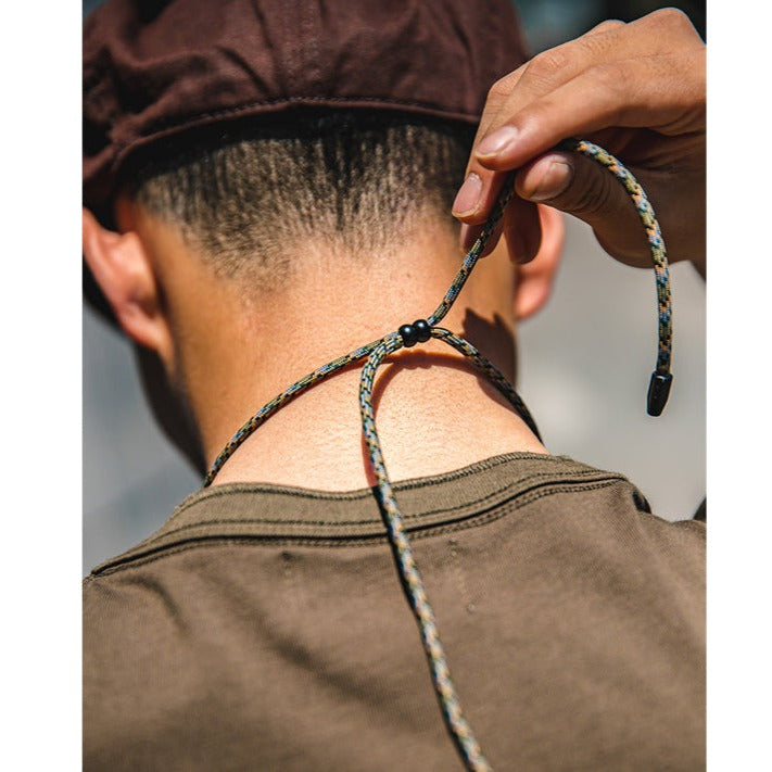 neck leather glasses holder