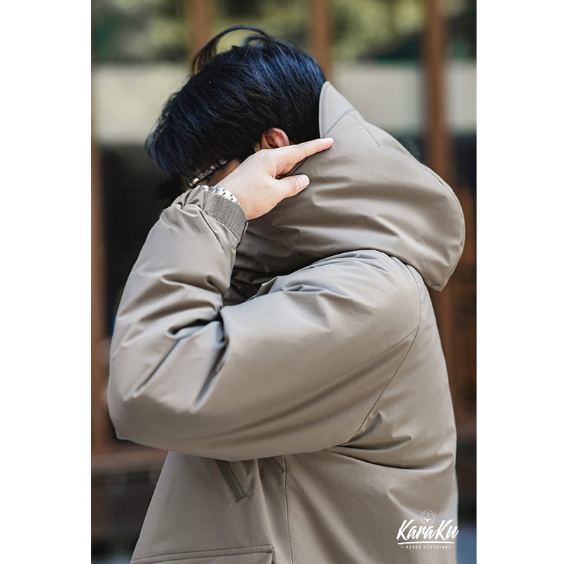 Gorpcore Style padded mountain parka