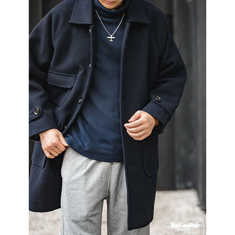 Bal-Collar long coat
