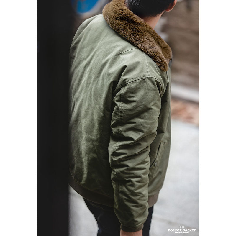 B-15 cotton bomber jacket