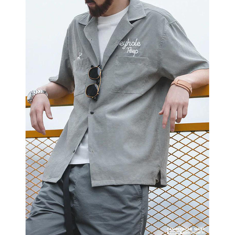 peach skin shirt