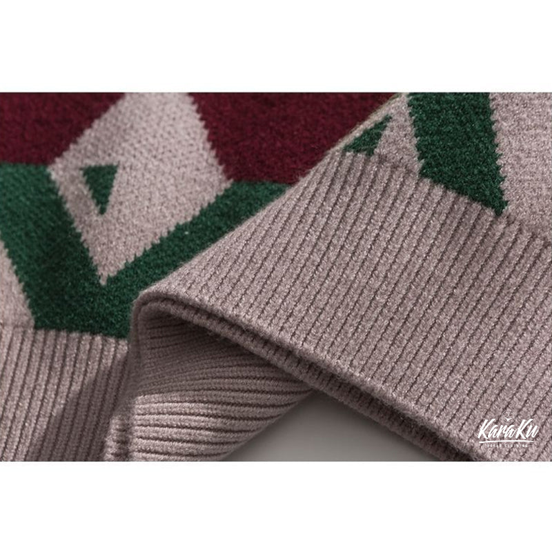 Native American Navajo Woven Knit Sweater